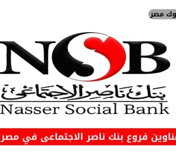 فروع بنك ناصر الاجتماعى